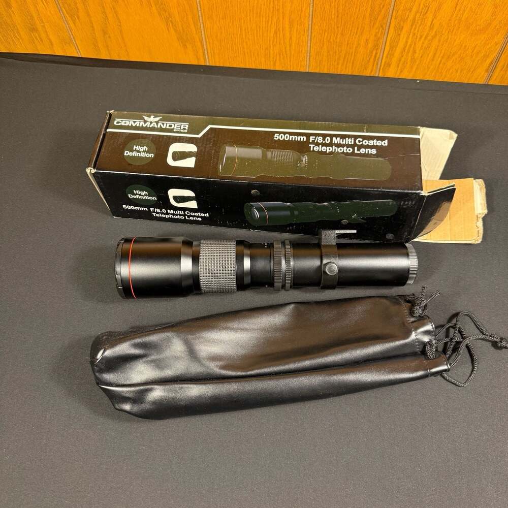 Commander Optics 500mm f/8.0 Multi Coated Telephoto Lens